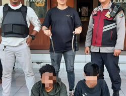 Lakukan Penikaman Brutal di Keluruhan Banjer, Dua ABG Diringkus Tim Polsek Tikala