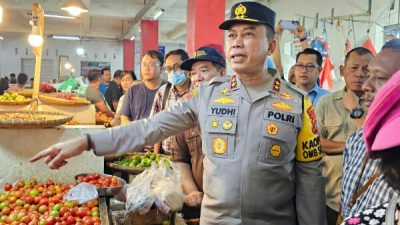 Satgas Pangan Sulut Cek Harga Kebutuhan Pokok di Pasar Bersehati Manado