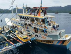 Baladewa-8002 Polri Jaring Kapal Illegal Fishing asal Filipina di Laut Sulawesi