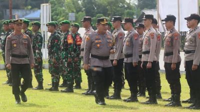 Pengamanan Mudik Lebaran, Pemkab, Polres dan TNI Gelar Apel Operasi Ketupat 2024