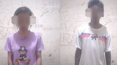 Gasak Motor di Desa Kapitu, Dua Sejoli Jadi Tersangka Polsek Amurang