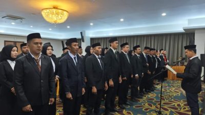 Resmi Dilantik, 30 PPK Bolmut Siap Jalankan Amanah Pilkada Serentak 2024