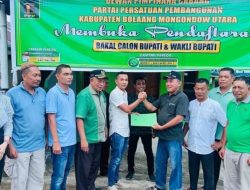 Menyala Abang Ku!! MAP Bawa Kejutan di Pilkada 2024, Daftar Calon Bupati Bolmut di Kantor DPC PPP