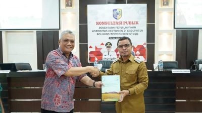 Kajian Potensi Perwilayahan Komuditas Pertanian Bolmut Tuntas, IPB Serahkan Hasil Penelitian