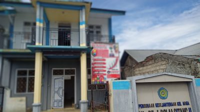 Untuk Masyarakat, Pemdes Bolangitang II Pasang Papan Info Grafis Program APBDes 2024