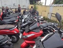 Polisi Amankan 35 Motor dan 6 Unit  Mobil Bodong di Sukolilo Kabupaten Pati
