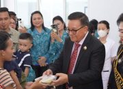 Cegah Kasus Stunting di Kota Bitung, Wali Kota Launching Makanan Tambahan Bagi Balita