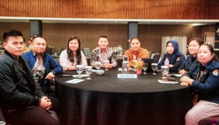 KPU Talaud Hadiri Rakor Tahapan Pencalonan Kada di Sulut