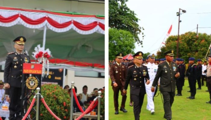 Polres Talaud Gelar Upacara Peringati Hari Bhayangkara ke-78