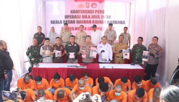 Polres Jakpus Bongkar Kalipasir dan Tangkap 26 Tersangka, Ada Babuk Sabu 2 Kg Yang Diamankan