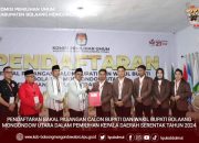KPU Terima Empat Pendaftaran Bapaslon Cabup-Cawabup Bolmut 2024