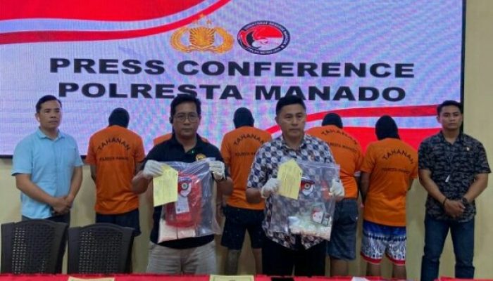 Polresta Manado Ungkap 49 Kasus Narkotika Sejak Bulan Januari Hingga Juli 2024