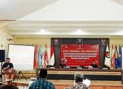 KPU Talaud Gelar Rakor dan Sosialisasi Tahapan Pencalonan Bupati dan Wakil Bupati
