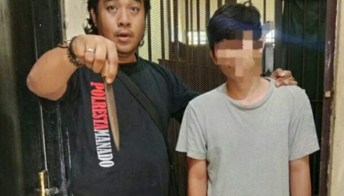 Kasus Penikaman Terjadi di Kelurahan Paniki, Tersangka JM Berhasil Diamankan
