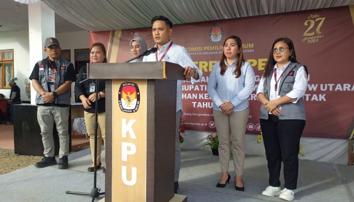 KPU Bolmut Umumkan Belum Ada Bapaslon Kada Yang Daftar di Hari Kedua