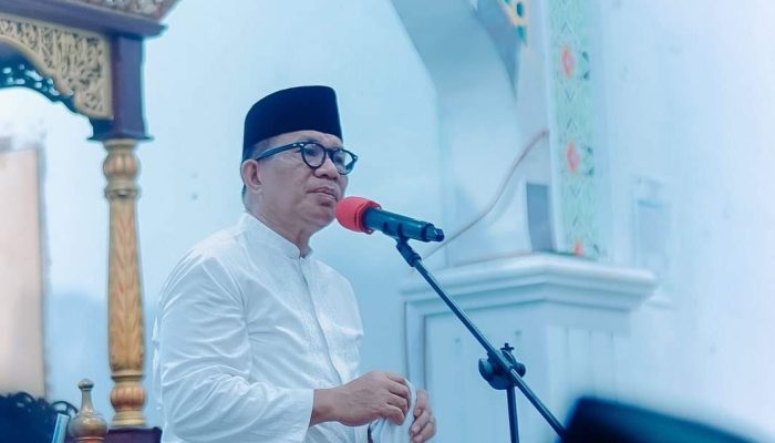 Darwin Muksin Hadiri Peringatan Maulid Nabi Muhammad SAW di  Masjid Al-Ihwan Desa Bigo Induk