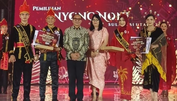 Bupati Bolmut Hadir di Acara Grand Final Pemilihan Nyong dan Noni Sulut 2024