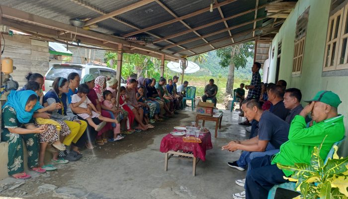 Blusukan di Desa Huntuk Bintauna, SJL-MAP Paparkan Program dan Ajak Masyarakat Berpolitik Satun