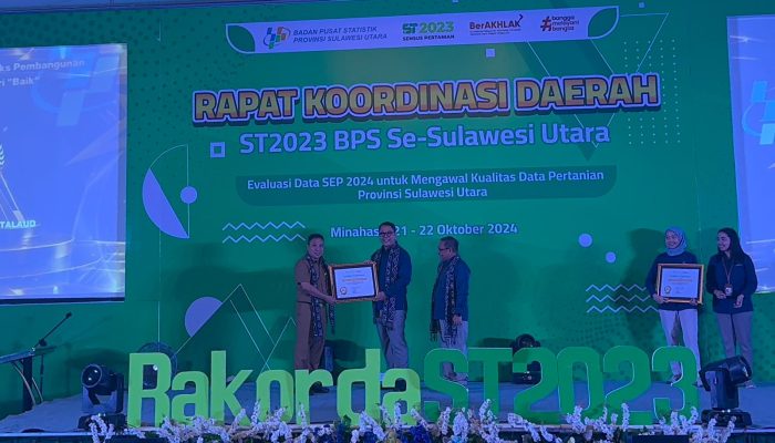 Pemkab Talaud Raih Penghargaan Dari BPS Sulut, EPSS Predikat Baik