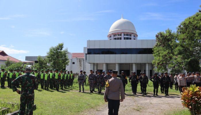 Ratusan Personel PAM Dilibatkan Dalam Debat Publik Tahap Ketiga di Talaud