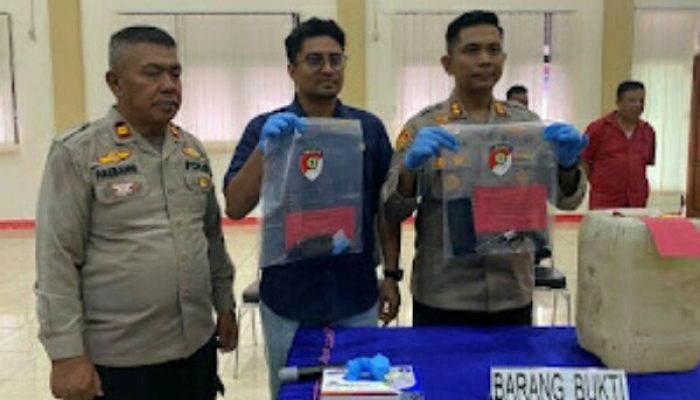 Peras Masyarakat dan ASN, Tiga Polisi Gadungan di Bungkus Polres Minsel