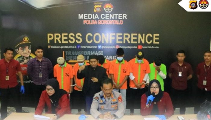 Reskrimum Polda Gorontalo Tetapkan 6 Orang Tersangka Pencabulan Anak di Bawah Umur