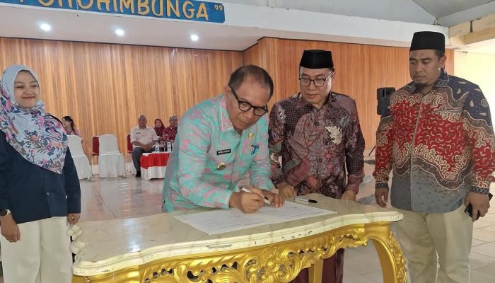 Diterima Bupati Darwin Muksin, 187 Mahasiswa Unimman Manado, KKNT di Bolmut