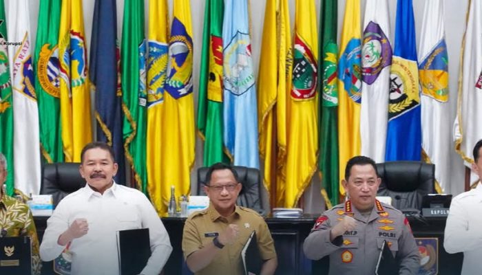 Rawan Korupsi, KPK, Kemendagri, Kejagung, Polri dan Bappisus Sepakat Perkuat Pengawasan Perizinan Daerah