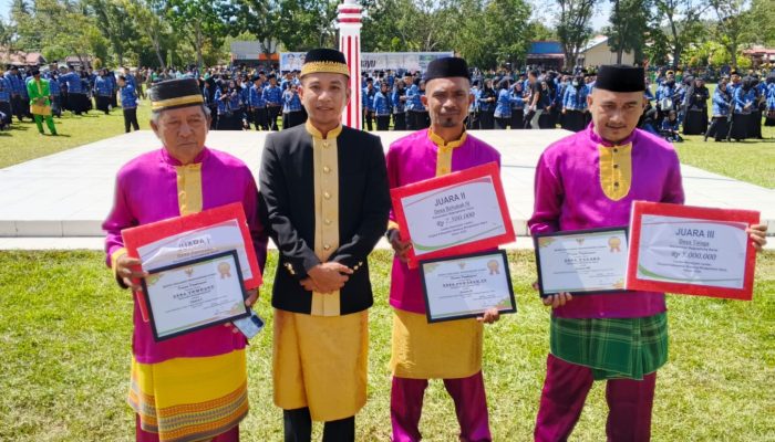 Desa Talaga Bolangitang Barat, Sabet Juara III Lomba Monunjulo Lambu Jelang Lebaran Idhul Fitri 1446 H