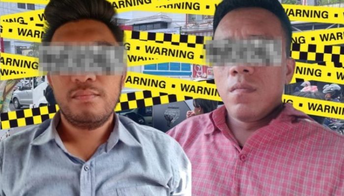 Lagi, Dua Debt Collector di Tangkap Tim Resmob Polresta Manado di Depan Pasar Kalasey