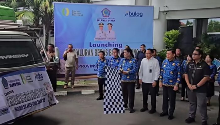 Jaga Ketahanan Pangan, Pemprov Sulut Salurkan Bantuan Beras Bagi Warga Kurang Mampu