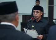 Perdana, SJL-MAP Lantik 6 Pejabat Eselon II di Lingkungan Pemkab Boltara