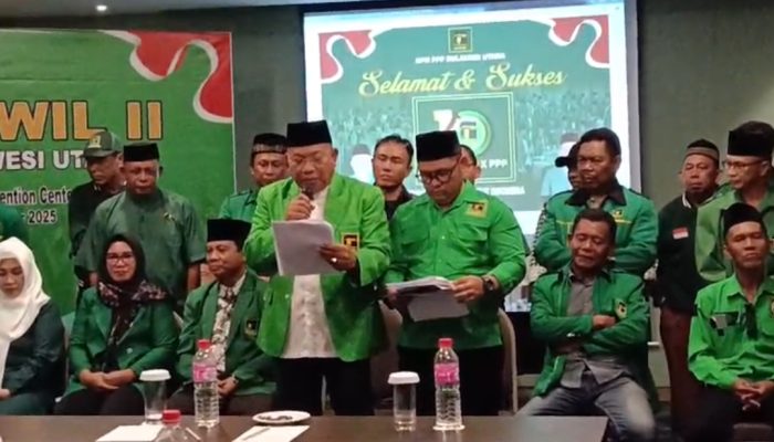PPP Sulut Dengan Lantang Dukung   Mardiono di Muktamar Ke-X Partai Berlambang Ka’bah