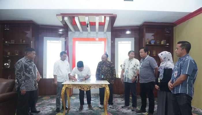 Bupati Boltara Teken Survey Awal Lokasi Pembangunan Peningkatan RSUD