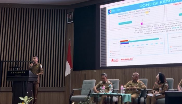 Rakor Pemprov Sulut, Wabup Paparkan Persoalan dan Penanganan Kemiskinan Boltara