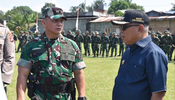 Dipenutupan TMMD ke-126, Bupati Sofyan Puhi Apresiasi Kolaborasi TNI dan Masyarakat Bangun Desa Tonala