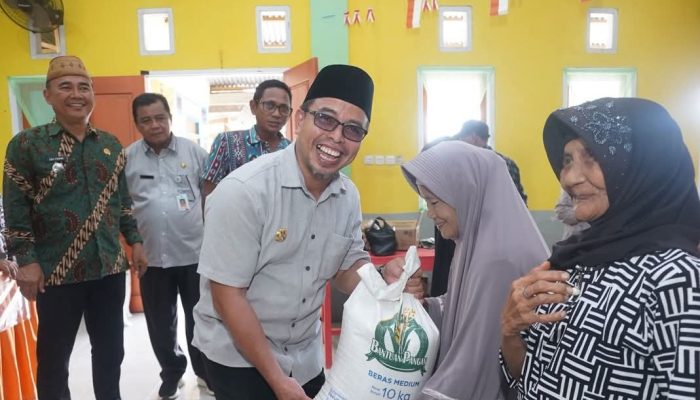 Bupati Boltara Launching Penyaluran Bantuan Cadangan Pangan Pemerintah Tahun 2025