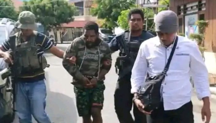 Maam Taplo Pelaku Pembunuhan Nakes Kiwirok Ditangkap Operasi Damai Cartenz-2025 di Keerom