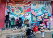 Pasar Rakyat Jadi Kanvas Seni, Perumda Pasar Bitung Gelar Lomba Mural