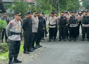 Wakapolda Sulut Pimpin Apel Kesiapsiagaan Pengamanan Pasca Pertikaian Tarkam di Desa Ibolian dan Tonom