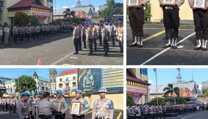 Tegaskan Konsistensi Polri dalam Penegakan Disiplin, Tiga Pesonil Polresta Manado PTDH