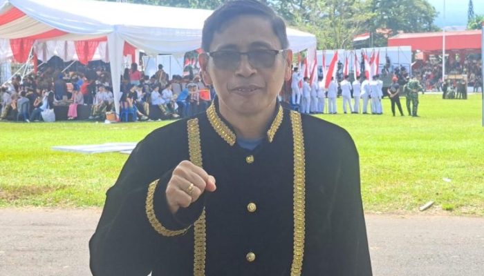 SMK Negeri 1 Tondano Ambil Bagian Tim Kabasaran di Peringatan 80 Tahun Peristiwa Merah Putih 1946