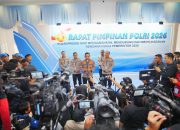Rapat Pimpinan Polri, Kapolri Listyo Sigit Tegaskan Dukung dan Kawal Penuh Program Pemerintah