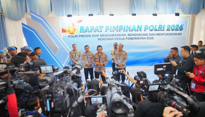 Rapat Pimpinan Polri, Kapolri Listyo Sigit Tegaskan Dukung dan Kawal Penuh Program Pemerintah