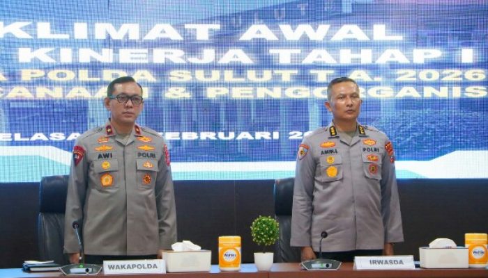 Wakapolda Sulut Pimpin Taklimat Awal Audit Kinerja Itwasda Tahap I TA 2026