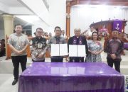 Wali Kota Bitung Teken Kesepakatan dengan Sinode GMIM, Dorong Bait Suci Dorbolaang Lembeh Jadi Wisata Religi