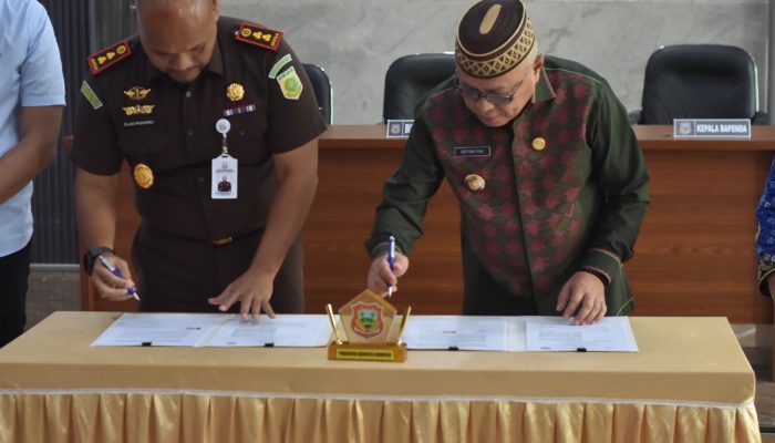 Bersama Kejari, Pemkab Gorontalo Perkuat Sinergi, Targetkan Optimalisasi PAD Lewat Penguatan Aspek Hukum