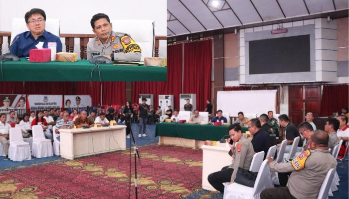 Bersama Pemerintah, Polresta Manado Bahas Penyelesaian Tawuran di Sindulang Satu