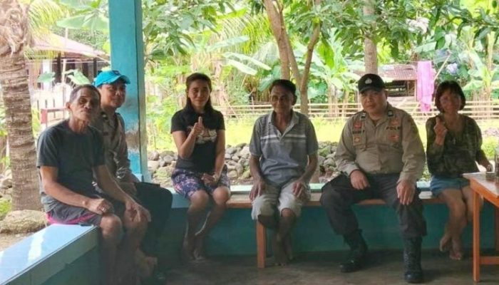 Program Jumat Bacerita, Polsek Bunaken Ajak Masyarakat Jaga Kamtibmas