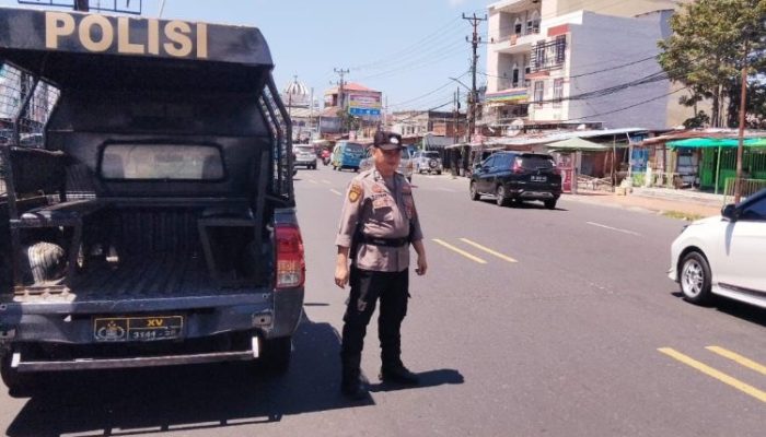 Pos Cakalang Antisipasi Kemacetan di Kawasan Boulevard Manado